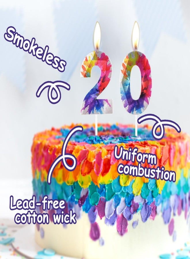 Hongplus Colorful Graffiti Number 11 Candle,Happy 11 Birthday Candles for Cake,Colorful Cake Topper for Boys Girls Sweet 11 Birthday Party Decorations - Image 3